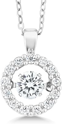 Collier jim stone king en argent sterling 925 et oxyde de zirconium blanc