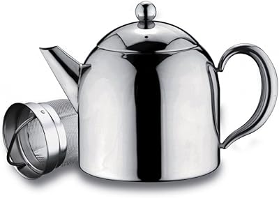 Théière cafe ole ht-035x belmont range deluxe 18/10 en acier inoxydable poli