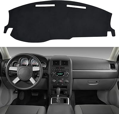 Couvercle de tableau de bord speedow compatible avec dodge charger 2008-2010