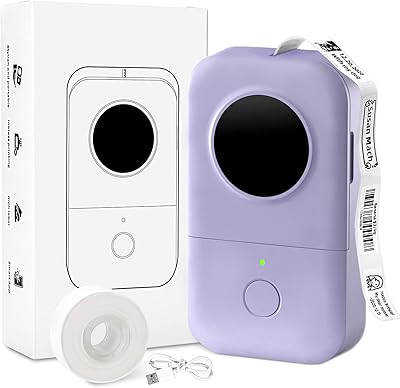 Mini imprimante d'étiquettes sans fil bluetooth d30, imprimante d'étiquettes thermique sans fil portable