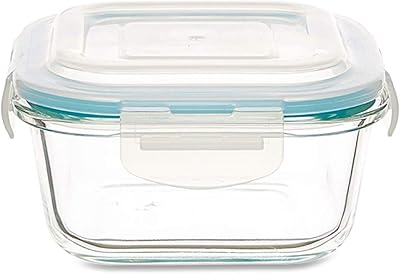 Récipient de conservation des aliments en verre neoflam clock avec couvercle, récipients hermétiques