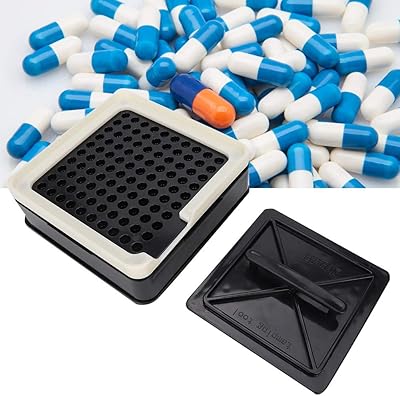 Machine de remplissage de capsules taille 00, plaque de poudre vide à 100