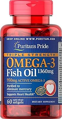 Complément alimentaire unisexe puritan's pride en capsules - taille 60 capsules