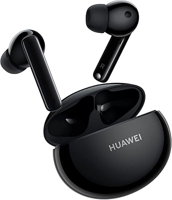 Casque huawei freebuds 4i, noir, sans fil, jusqu'à 10 heures de lecture continue