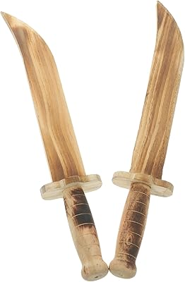 Épées en bois orfov 2 pièces jouet en bois pour garçons épées
