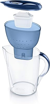 Pichet filtrant en polypropylène brita marilla xl (bleu)