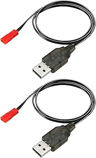 Sourcingmap 2pcs jst-2p câble de charge usb pour voiture rc 36