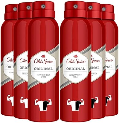 Spray corporel déodorant old spice, original (150 ml) paquet de 6