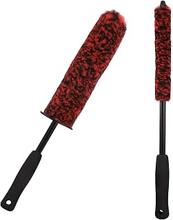 Tslbw lot de 2 brosses pour jantes à manche long, brosse de nettoyage
