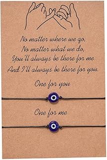 2 pièces bracelets mauvais yeux bonne chance pinky pinky distance bracelets assortis pour couple amitié famille cordons réglables corde tissée à la main bracelet de protection bijoux. Catalogue géant, prix mini chez Diaytar Sénégal