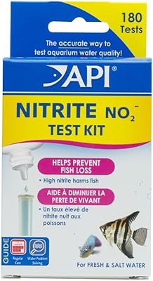 Kit de test de nitrite api no2, 180 unités, multicolore