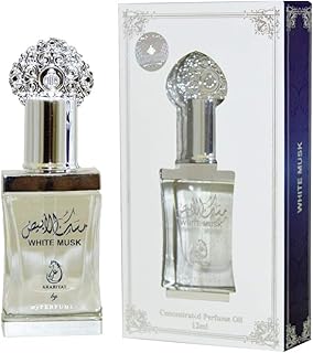 Huile de parfum concentrée de musc blanc arabiyat pour unisexe, 12 ml
