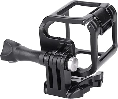 Étui de protection à installation facile cadre en plastique noir durable pour caméra