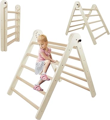 Jeu de cornichon triangulaire pliable en bois de hêtre pour utilisation intérieure et extérieure et salle de sport de bencrefrija, adapté aux jeunes enfants de 6 à 18 ans. Révolutionnez votre façon d'acheter avec Diaytar