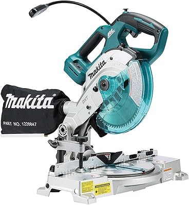 Scie à onglets sans fil makita dls600z lithium-ion 18 v, 165 mm