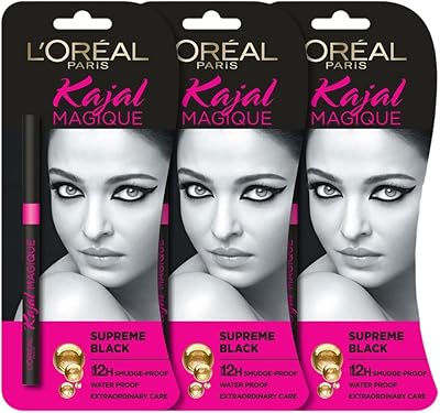 L'oréal paris magic kajal (0,35 g, paquet de 3)