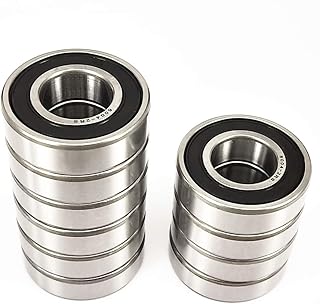 Pack de 10 roulements à billes scellés deeg 6004-2rs 20x42x12 pour motoneige