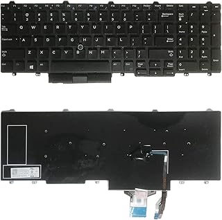 Clavier de remplacement pour ordinateur portable, version américaine, pour dell latitude e5550 5570