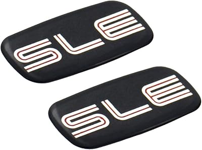 Lot de 2 emblèmes de plaque signalétique de remplacement 3d sle pour gmc