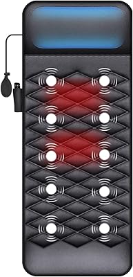 Tapis de massage complet du corps afsamuk avec chaleur 10 moteurs vibrants