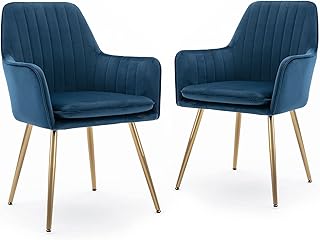 Chaise de salle à manger en velours mahmai five star furniture
