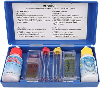 Kit de test de qualité de l'eau, 20 ml, kit de test