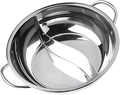 Poêle de cuisson en acier inoxydable double site, cuisinière à gaz, marmite à