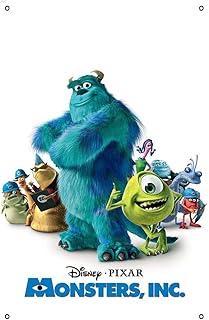 Affiche de film monsters inc. amd p top 250 (2001) 8" x 12"