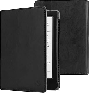 Étui finity pour kobo clara hd à rabat fin en cuir végétalien