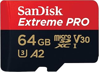 Carte microsd uhs-i sandisk extreme pro 64 go vidéo 4k uhd sur smartphones