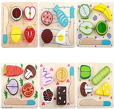Ensemble d'accessoires de cuisine en bois pour jouer à la nourriture