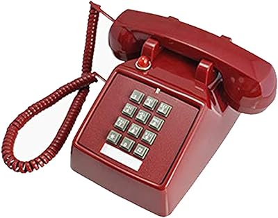 Téléphone fixe filaire telpal pour le bureau à domicile téléphones malentendants de la vieille