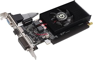 Carte graphique gt710, carte graphique de jeu 2 go gddr3 64 bits, sortie