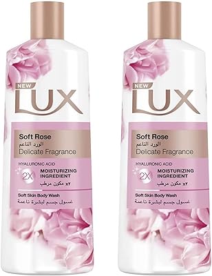 Nettoyant corporel hydratant lux rose douce pour tous types de peau, 500 ml