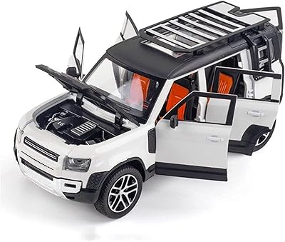 1/24 modèle de voiture en alliage moulé sous pression de land rover defender