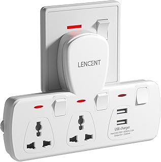 Rallonge multiprise lancent avec usb rallonge de prise électrique 2 voies