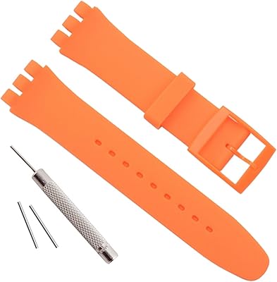 Bracelet de montre de rechange en caoutchouc de silicone olipobo pour swatch
