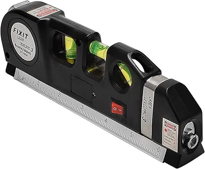 Règle de mesure laser polyvalente de 8 pieds avec règles standard et métriques