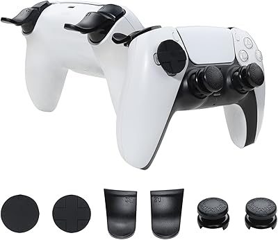 Kit d'accessoires blade throne pour manette ps5 dualsense, extension de déclenchement l2 r2
