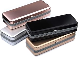 Étui à lunettes coque rigide en aluminium léger terevi pour myopie étui carré