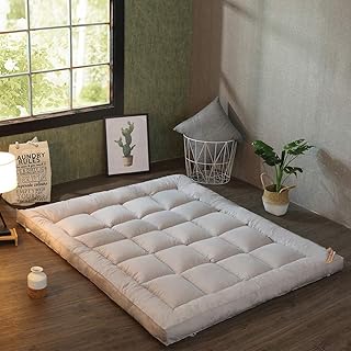 Matelas pliant japonais, tapis de sol en tatami chauffant futon doux et confortable