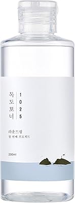 Tonique round lab de dokdo | exfolie les cellules mortes de la peau