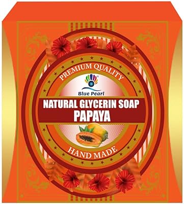 Savon artisanal naturel blue pearl, testé dermatologiquement, sans parabène | parfum papaye 100g. Diaytar : Le e-commerce qui respecte votre budget
