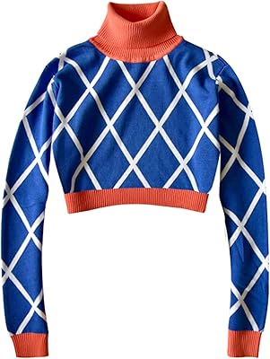 Jojo's bizarre adventure guido mista anime cosplay ensemble de pull polaire pour femmes