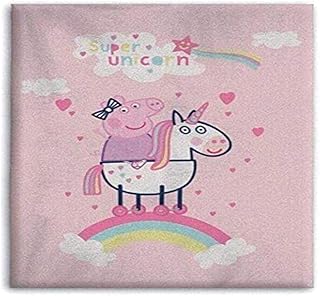 Couverture en laine peppa pig unicorn girl, taille 100 x 140 cm, couleur