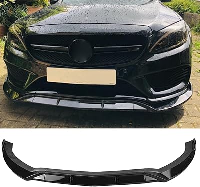 Kit d'aileron de pare-chocs avant en polypropylène pour mercedes-benz classe c w205 sport