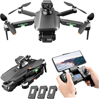 Drone quadricoptère gps 4k hd pour éviter les obstacles avec moteur