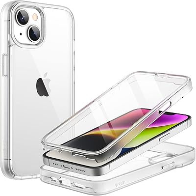 Coque jetech pour iphone 14 61 pouces avec protection d'écran anti-rayures