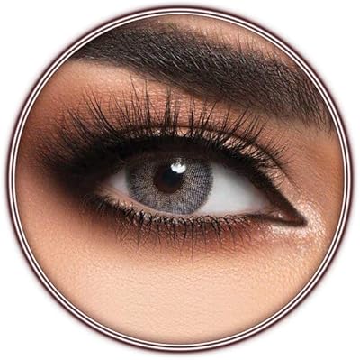 Lentilles de contact grises lensme originales, lentilles de contact cosmétiques colorées unisexes, jetables