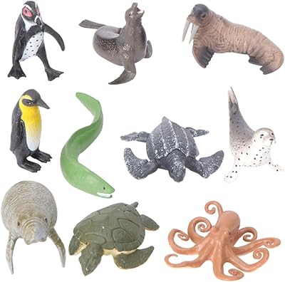 Jouet modèle animal marin 1 ensemble 10 pièces s de jeu